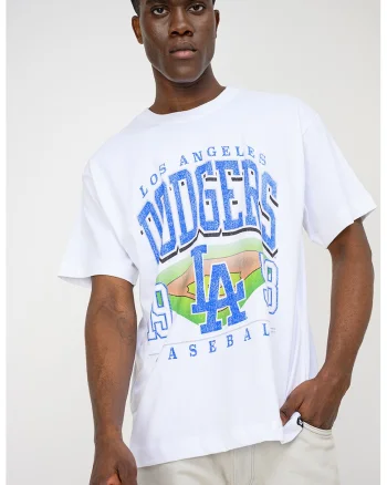 ’47, Tricou cu imprimeu Losdod Field General, Alb/Albastru