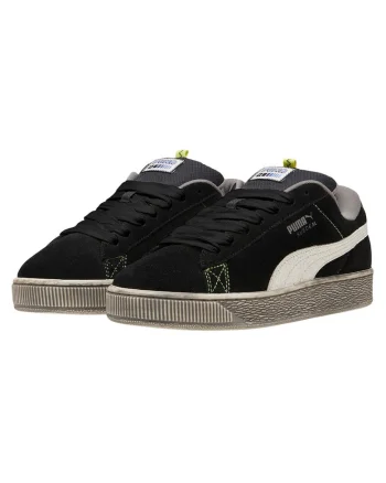 Pantofi sport din piele intoarsa cu profil jos