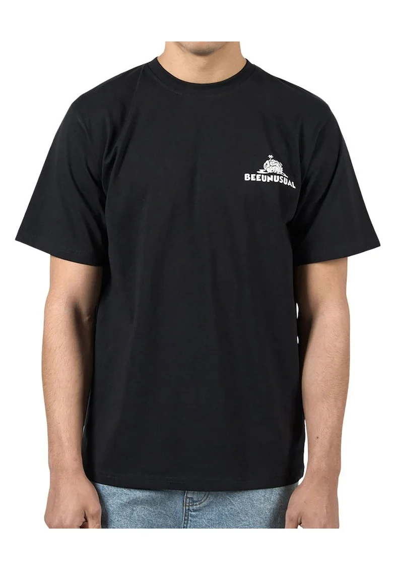 Tricou relaxed fit din bumbac cu imprimeu pe partea din spate
