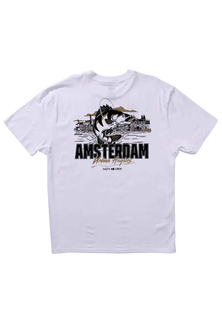 Tricou din bumbac cu imprimeu cu peste