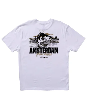 Tricou din bumbac cu imprimeu cu peste