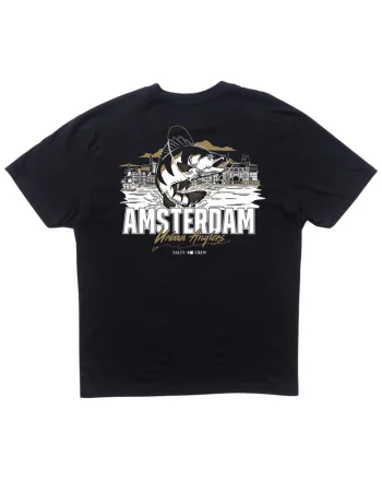 Tricou din bumbac cu imprimeu grafic decolorat frontal