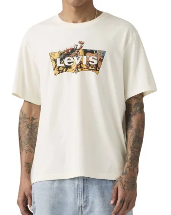 Tricou relaxed fit din jerseu cu logo frontal