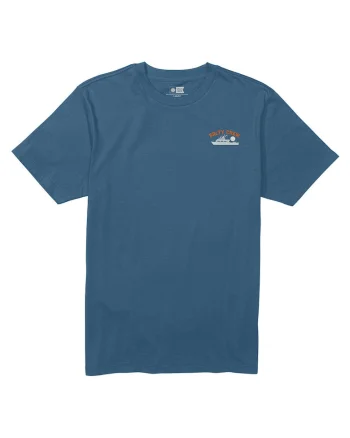 Tricou cu imprimeu barca si decolteu rotund