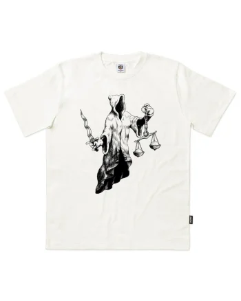 Tricou cu imprimeu stilizat pe fata