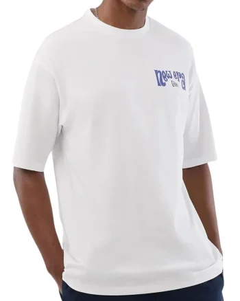 Tricou supradimensionat cu imprimeu Fun Pizza