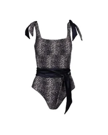 costum de baie intreg reversibil cu decolteu fata si spate patrat, Multicolor