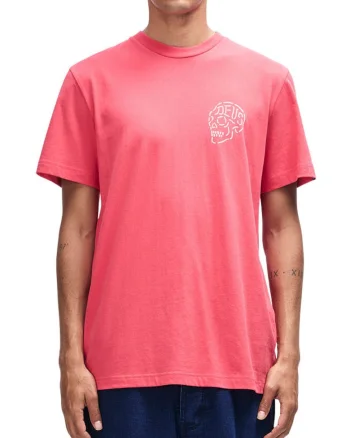 Tricou artistic din bumbac, Rosu
