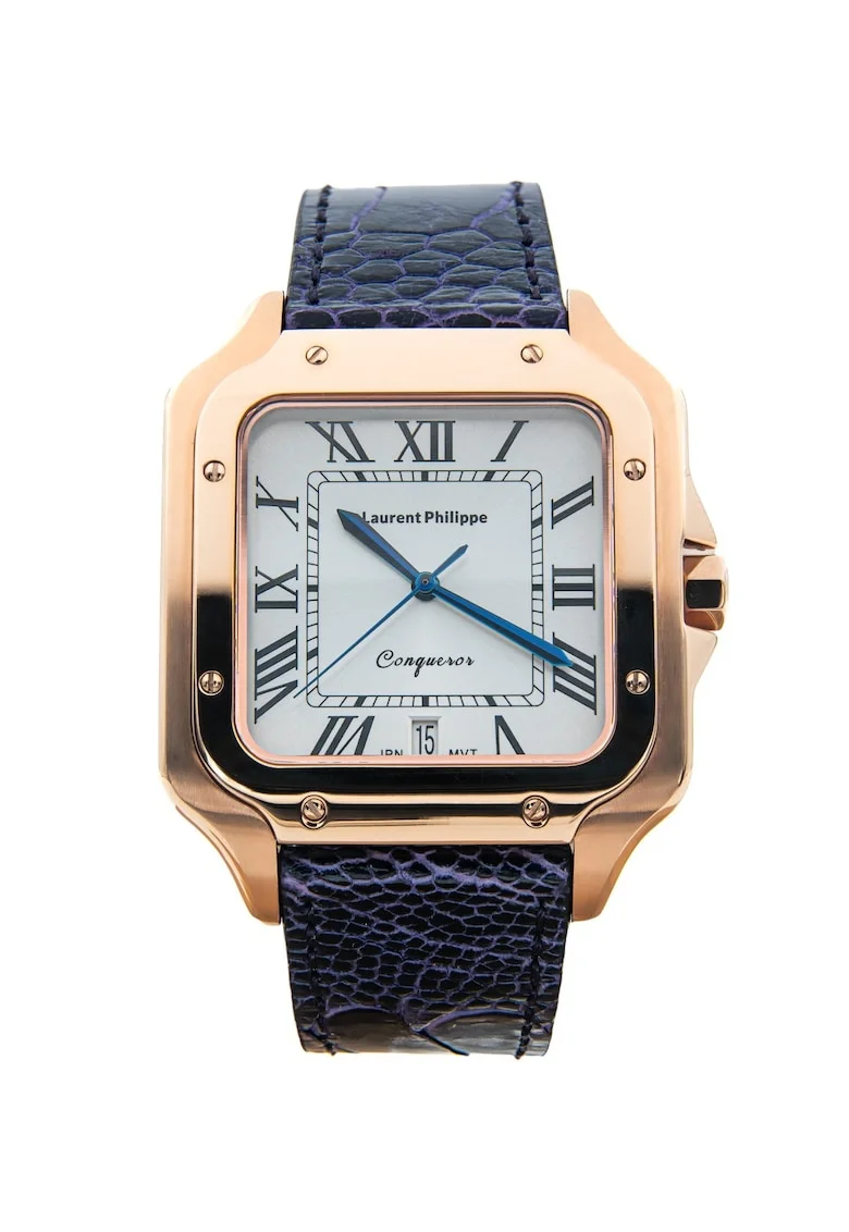 Ceas Conqueror Spirit of the Rose Mystic Pearl cu finisaj Rose Gold