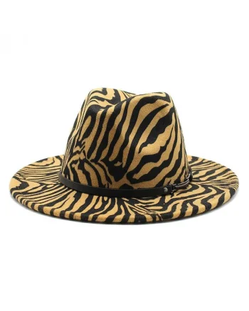 Palarie dama, bej, animal print, Ingela,