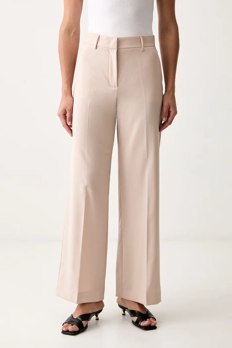Weekend Max Mara pantaloni pentru femei din lână WKDVISIVO
