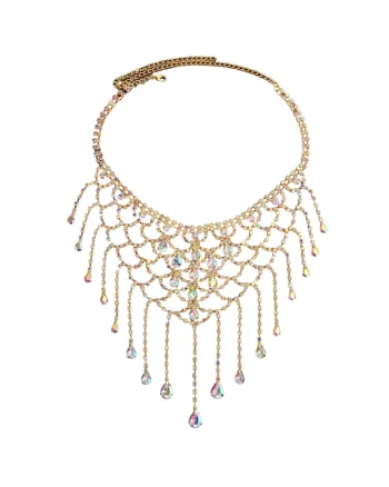 Accesoriu de cap, auriu, cu pietre, Olinda C11,