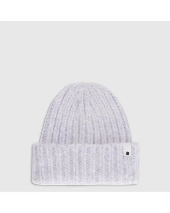 Caciula dama  violet, uni, stil sportiv, sezon toamna-iarna