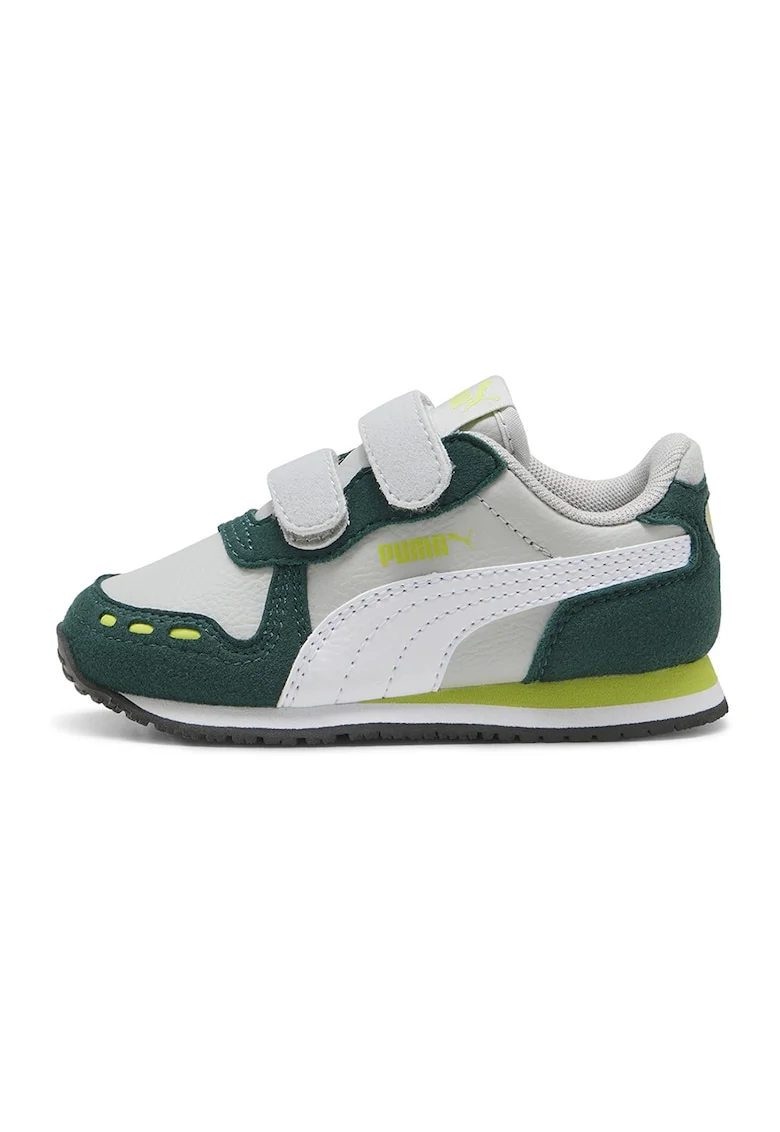 Pantofi sport cu inchidere velcro Cabana Racer SL 20, Gri deschis/Verde aquamarin/Verde fistic