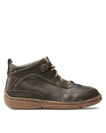 Ghete dama  303145361, Piele naturala, Kaki