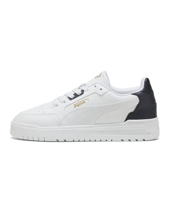 Pantofi sport Shuffle Dowtown de piele ecologica, Alb/Bleumarin
