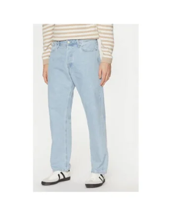Pantaloni barbati Jack Jones, 12252646, Bumbac, W33-L30 US, Albastru