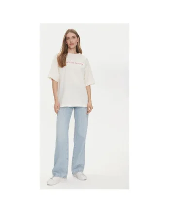 Tricou dama  10337839, Bumbac organic, 65499, Alb