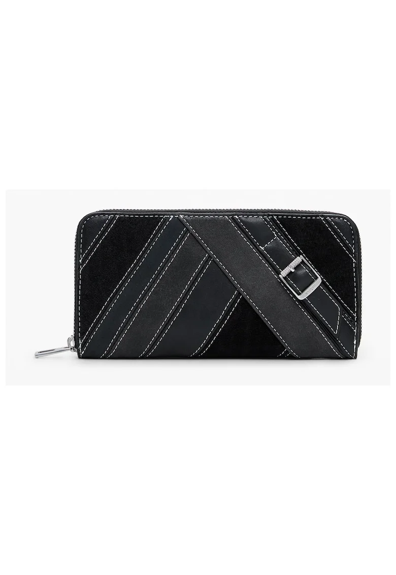 Portofel dama negru 25WAYP19, Negru, 9.9 x 16 x 2
