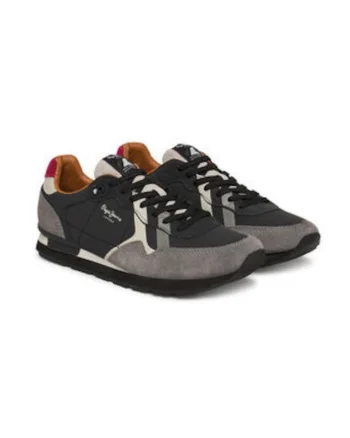 Pantofi sport pentru barbati  305416490, textil, negru/gri