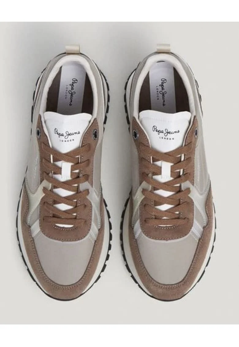 London, Pantofi sport cu garnituri de piele intoarsa 951