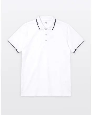 Tricou polo cu accente contrastante