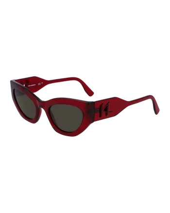 Ochelari de soare cat-eye cu rama groasa