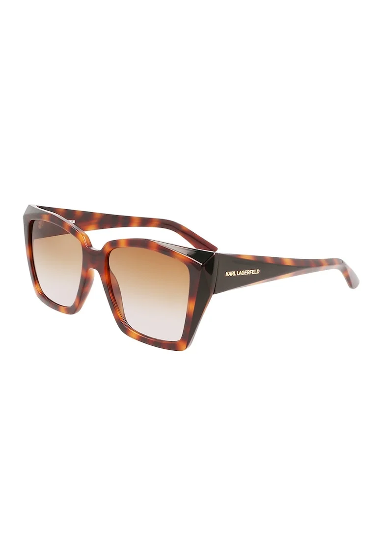 Ochelari de soare butterfly cu lentile in degrade, Maro inchis/Maro scortisoara