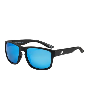 Ochelari de soare  lentile oglinda, albastru, universal