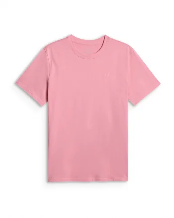 Tricou barbati,  roz, material usor, croiala regular