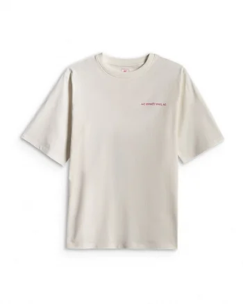 Tricou pentru copii,  bumbac, croiala lejera, alb