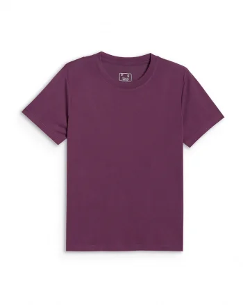 Tricou dama  violet, regular, neted, modal