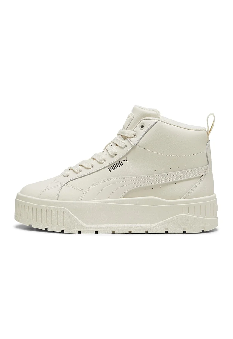 Pantofi sport mid-cut de piele Karmen II, Crem
