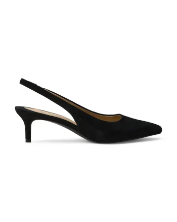 Lauren Ralph Lauren pantofi cu toc stiletto din piele întoarsă Lolah II