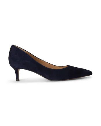 Lauren Ralph Lauren pantofi cu toc stiletto din piele întoarsă Adrienne