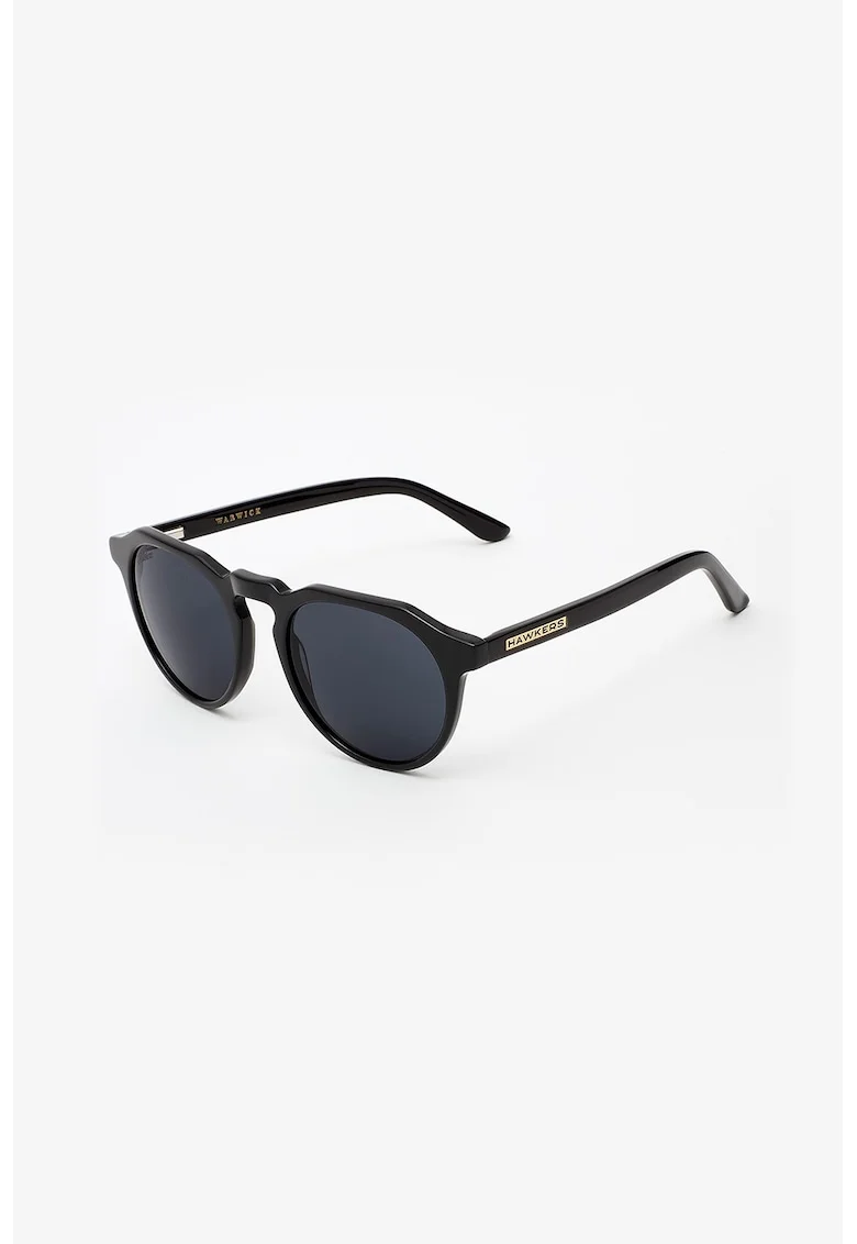 Ochelari de soare pantos unisex cu lentile oglinda Warwick, Negru