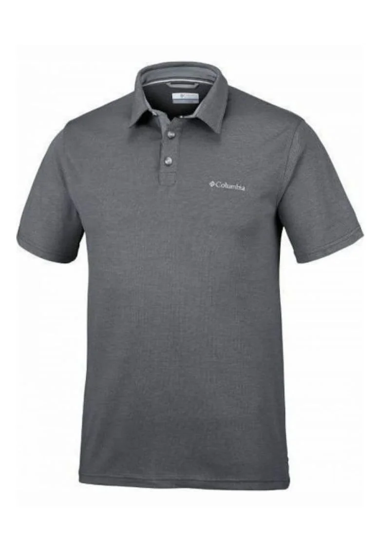 Tricou polo barbati,  Modal/Poliester, Gri, 2XL