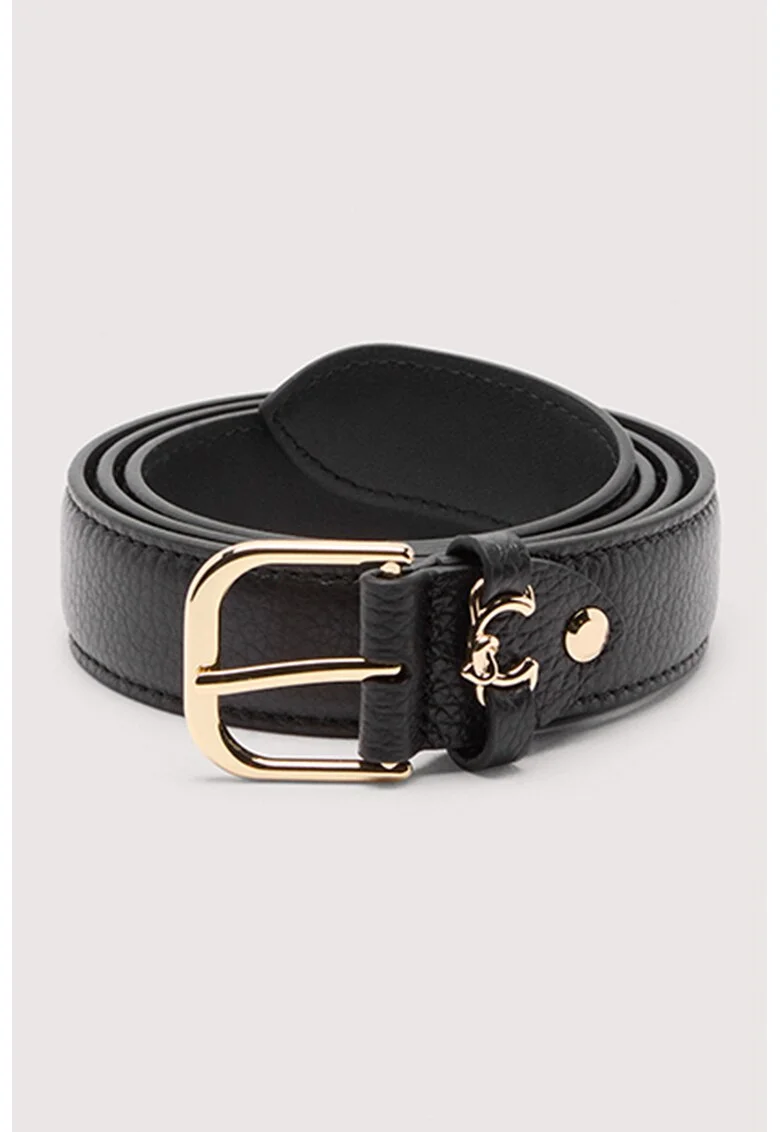 Curea de piele Metal, Negru