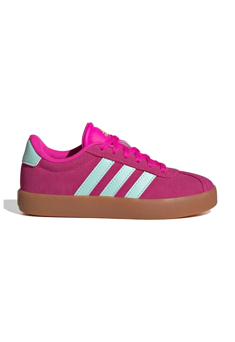 Pantofi sport VL Court 3.0 de piele intoarsa, Roz aprins