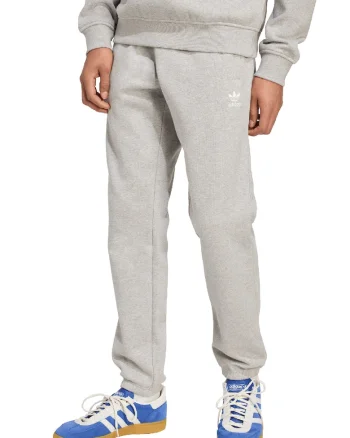 Pantaloni de trening slim fit cu buzunare Trefoil Essentials, Gri deschis