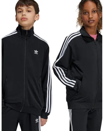 Bluza de trening lejera Adicolor Firebird, Alb/Negru