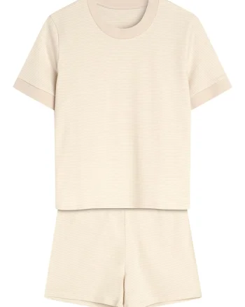Pijama dama Reese, Bej