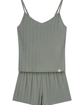 Pijama dama Jenius2  verde pal, Logo