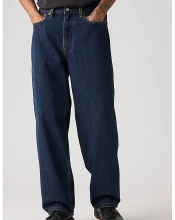 Blugi relaxed fit Youth, Bleumarin