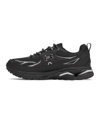 Pantofi sport cu aspect contrastant, Negru