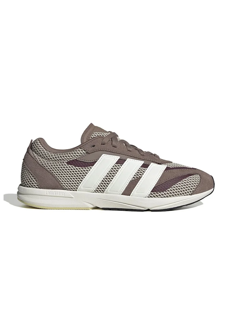 Pantofi sport cu garnituri de material sintetic Lightblaze, Alb/Maro taupe