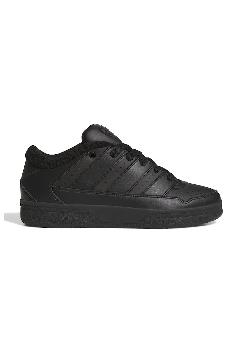 Pantofi sport de piele ecologica cu detalii perforate Breakstar, Negru