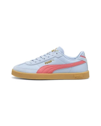 Pantofi sport Club II Era cu detalii din piele intoarsa, Albastru pastel/Roz somon