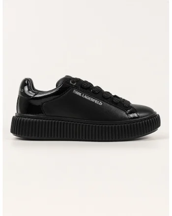 Pantofi sport din piele, Negru