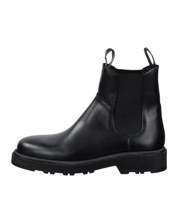 Ghete Chelsea din piele Wootlynne, Negru